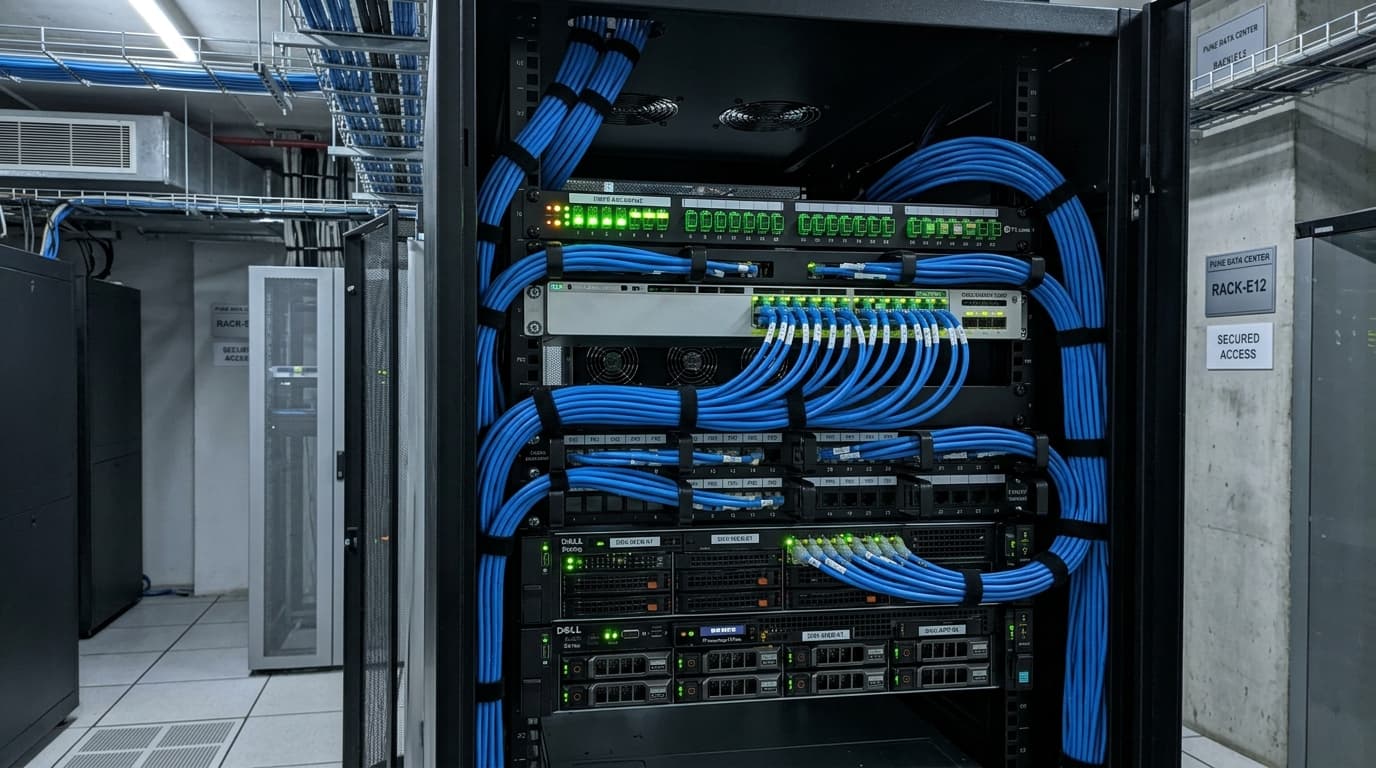 Physical Server Rack Cabling